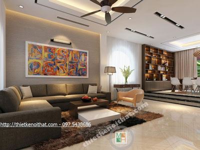  Thiết kế nội thất biệt thự hiện đại HUYNDAI HILLSTATE - Anh Hà