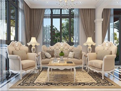  Mẫu thiết kế nội thất biệt thự Vinhomes Thăng Long tân cổ điển sang trọng - Anh Hưng 